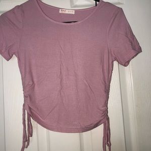 Women’s crop top, tie sides